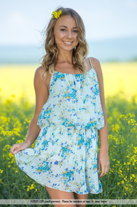 Beautiful Sexy Girl In The Field