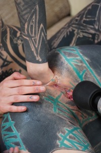 Kinky Tattooed Lesbians Fisting