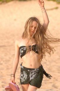 Sweet Pussy Fiona Stripping Outdoors