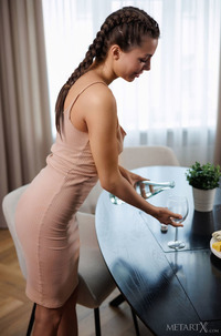 Wet Babe Abiola Undressing