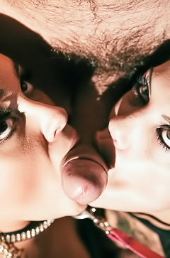 Bonnie Rotten - hardcore dick sharing