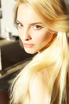 Horny Ukrainian girl Kira W masturbating