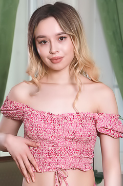 Mia Lamb Revealing Perky Breasts With Alluringly Stiff Nipples