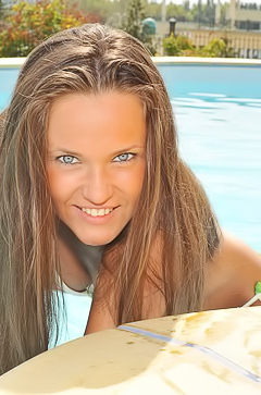 Anastasia Petrova beauty russian blue Bikini