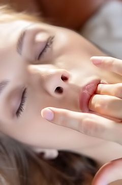 Naty Evans Tasting Her Pussy Juice