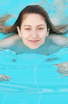 Katty Bends Over For Hung Poolside Action